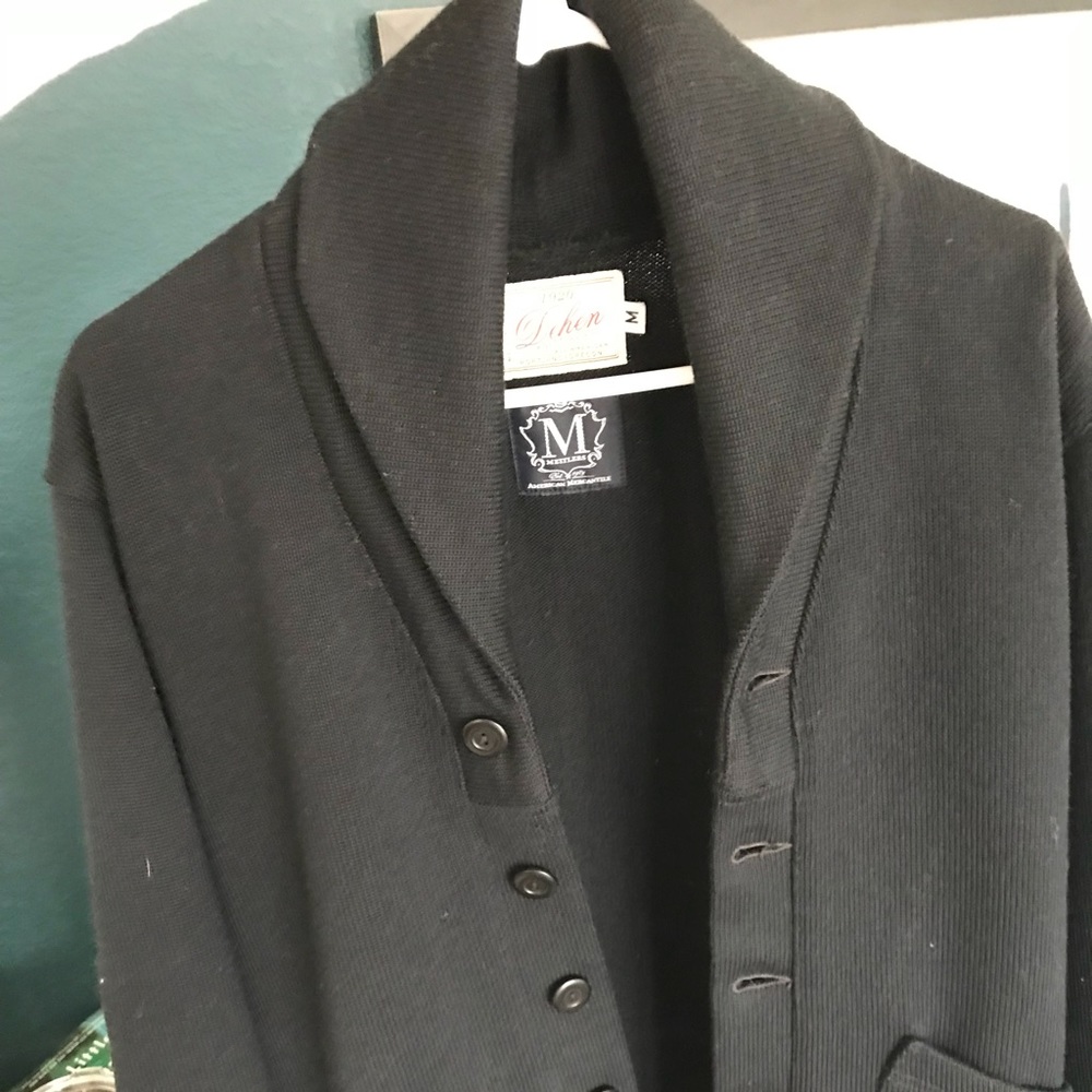 Dehen shawl collar cardigan best made